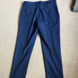 Navy Blue Dress Slacks . Haggar Slim Fit